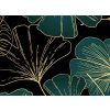 360 Tapeta Zlaté obrysy Ginkga
