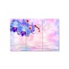 Vícedílný obraz - Modrá orchidej