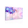 Vícedílný obraz - Modrá orchidej