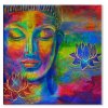 Abstraktní obraz barevný Buddha