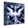 Abstraktní obraz andělská křídla - modrý