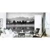 Tapeta černobílé horské jezero interior 247468348