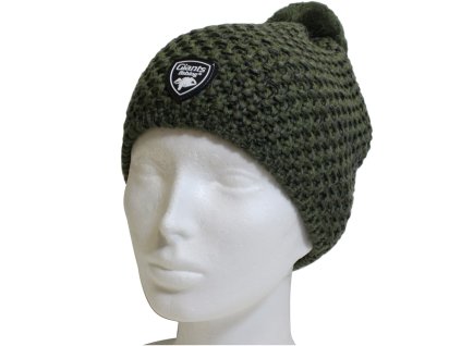 Čapica zimná Giants Fishing zelená s bambuľou