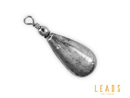 Delphin LEADS Hruška s obratlíkom / 5ks 11g