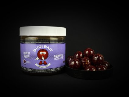 Dipované Boilies Dudi Bait Forest Squid 100g Nerozpustné (Tari) (Priemer 16mm)