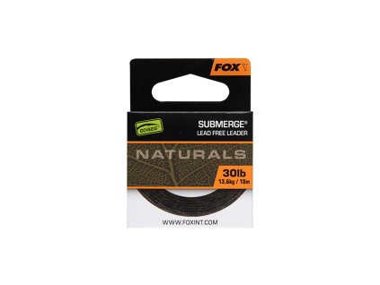 Fox Naturals Submerge Leader x10m 30lb/13.6kg