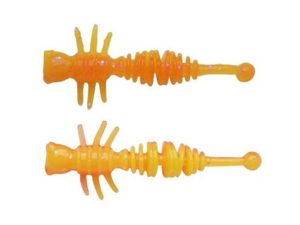 Guma Berkley Larvae 55mm Fluo Orange/Sunshine Yellow