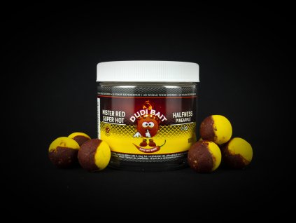 Halfness Dudi Bait Mister Red Super Hot Ananás 100g (Priemer 14mm)