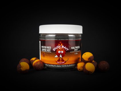 Halfness Dudi Bait Mister Red Super Hot Spicy Fish 100g (Priemer 14mm)