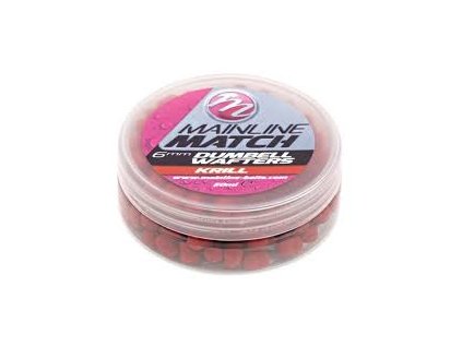 Match Dumbell Mainline Wafters 8mm Red Krill