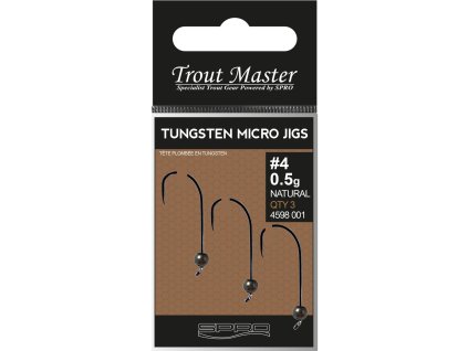 Micro Jig TroutMaster Tungsten UV 0,5g /3ks (Veľkosť veľ. 4)