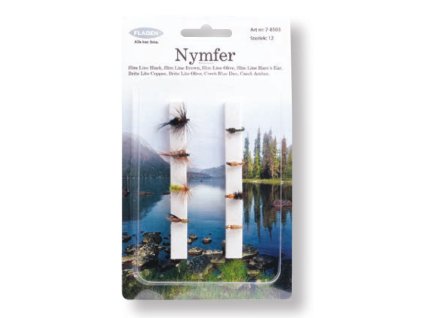 Mušky Fladen Nymphy 8ks #12