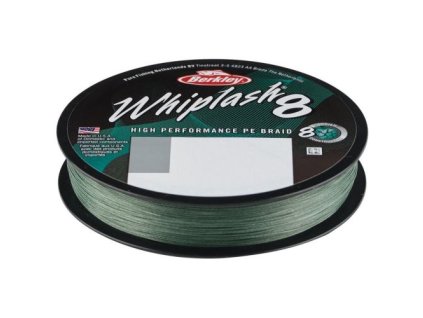 Šnúra Berkley Whiplash8 150m Moss Green (Vlasec 0,18mm)
