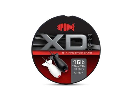 Šnúra Spomb XD Pro Braid Grey 8+1 (Vlasec 0,14mm)