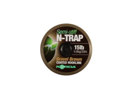Šnúrka Korda N-Trap Semi-Stiff 30lb Gravel Brown