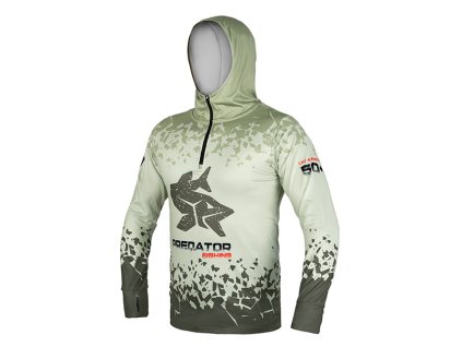 Tričko s kapucňou Delphin UV ARMOR 50+ Predator (Veľkosť L)