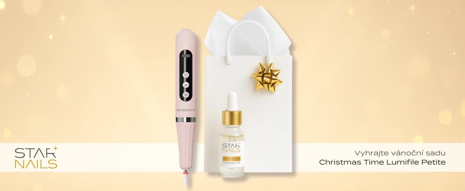 Vyhrajte vianočnú sadu s mini brúskou a UV lampou LumiFile Petite 2v1