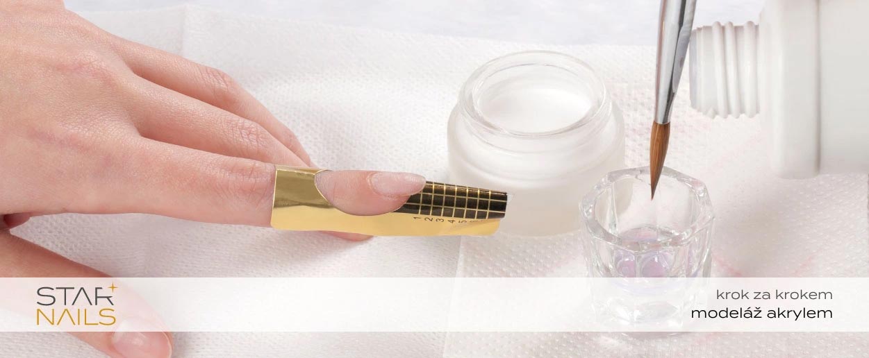 Akrylové nechty - modeláž krok za krokom
