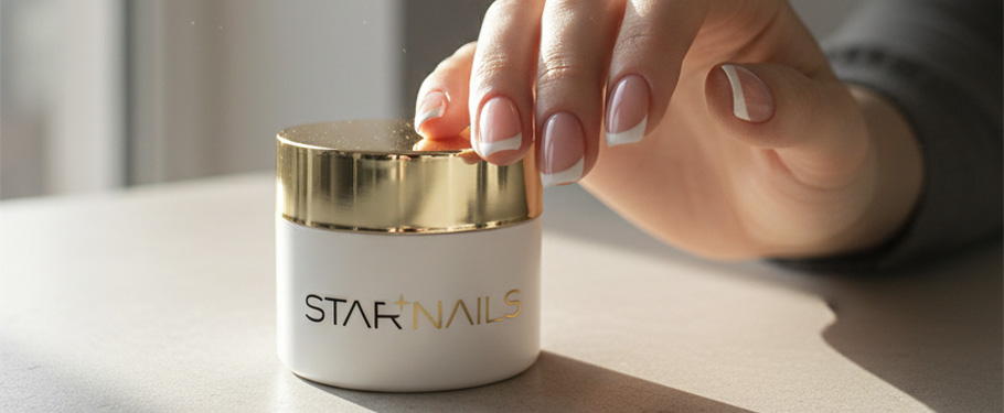 Francúzska manikúra UV gélom