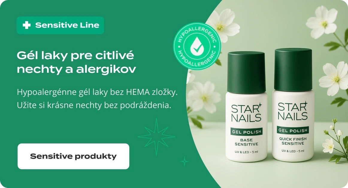 Gél laky pre citlivé nechty a alergikov