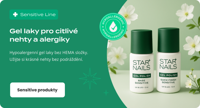 Gél laky pre citlivé nechty a alergikov