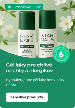 Gél laky pre citlivé nechty a alergikov