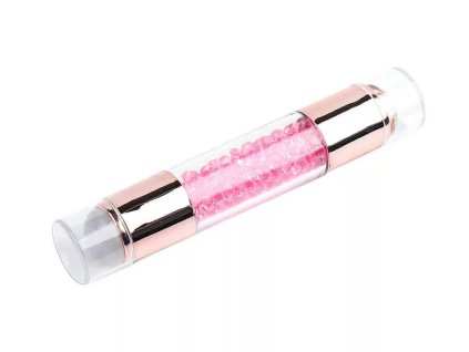 Silikónové obojstranné razítko na nechty Pinky Lux so stierkou a doštičkami