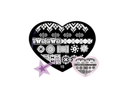 Razítkovacia doštička S15 - Mayské vzory