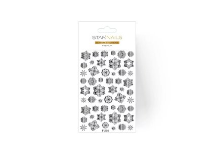 2D vodolepky/obtlačky PREMIUM - F258 silver