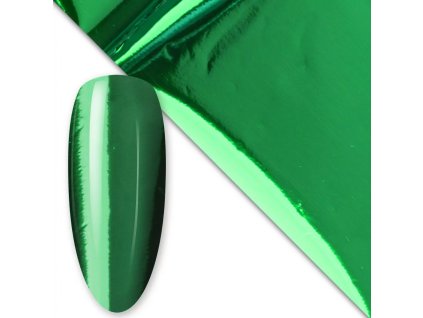 Zdobicí fólie na nechty - Green Shine, 80cm