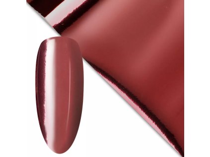 Zdobenie fólia na nechty - Red Shine, 80cm