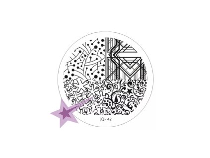 Razítkovací destička JQ42 - Rastlinné ornamenty