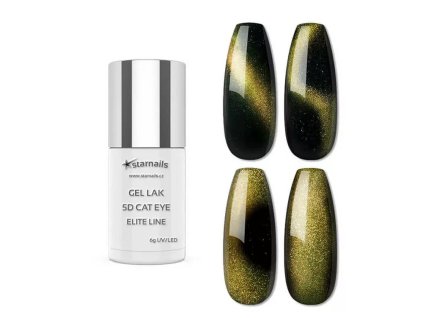 Gel lak 5D Cat Eye Elite Line 656, 6g - chameleón efekt