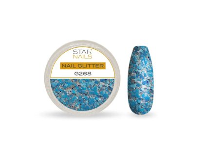 Nail Art zdobenie - glitter - G268