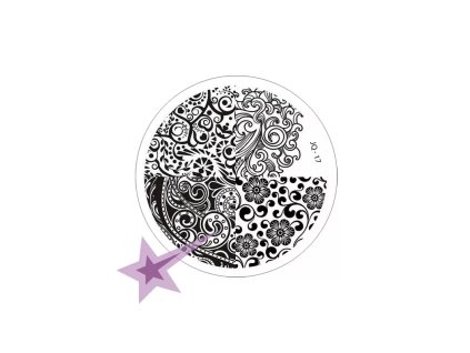 Razítkovacia doštička JQ17 - abstraktné vzory