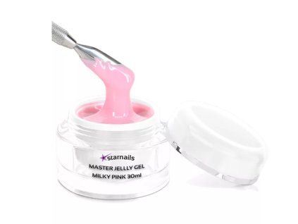 Master Jelly Gel Milky Pink 30ml - želatínový gel, mliečno ružový