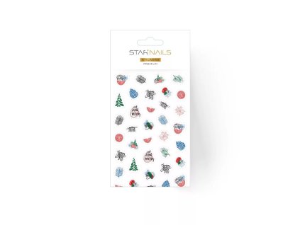 Nálepky na nechty 2D Premium - samolepky SN07