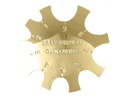 Kovová šablóna na francúzsku manikúru, tvar A