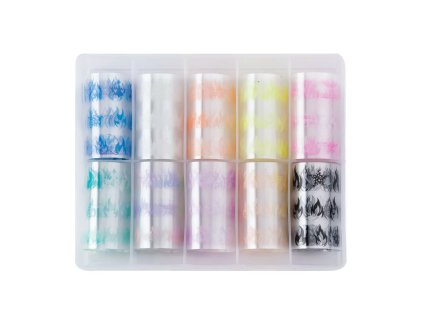 Zdobicí fólia - UV Light Flame, 10x100cm