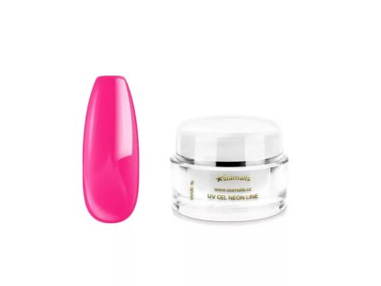 Neon fluo UV/LED gel 0753, 5ml - sýty svetlo ružový