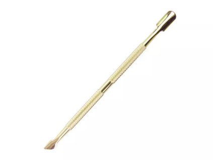 Zatlačovač nechtovej kožičky/pusher, nerezový, zlatý, č.4