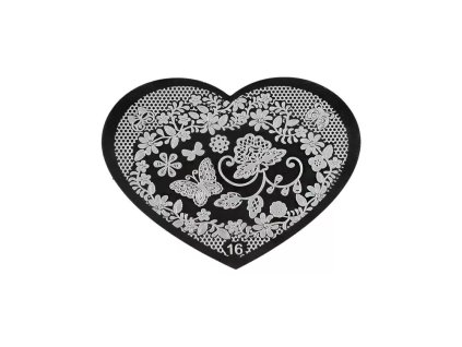 Razítkovacia doštička S16 - Krajka, kvety