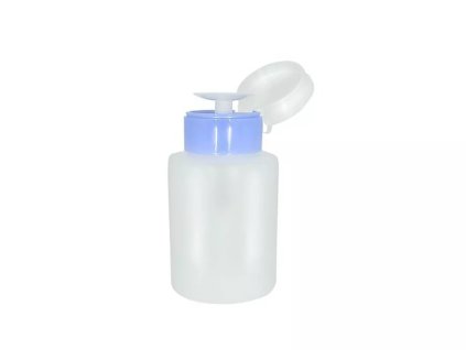 Plastový dávkovač s pumpičkou, 150ml, modrý