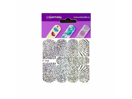 2D Vodolepky/vodolepky PREMIUM - F164, strieborné holografické