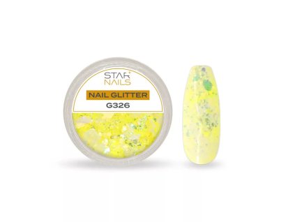 Nail Art zdobenie - glitter - G326