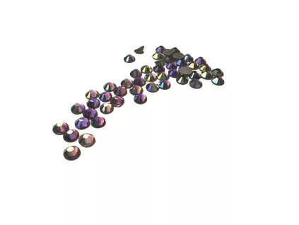 Brúsené kamienky Light Amethyst AB SS12, 50ks
