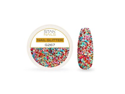 Neónový glitter/pehy - G267