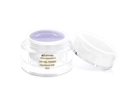 UV/LED Gel Finish, 50ml – lesklý záverečný gel