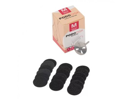 Pododisk na pedikúru - M 20 mm + 50 ks náhradných brúsnych kotúčov