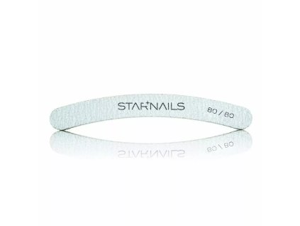 Pilník na nechty STARNAILS BANÁN 80/80, 25 ks
